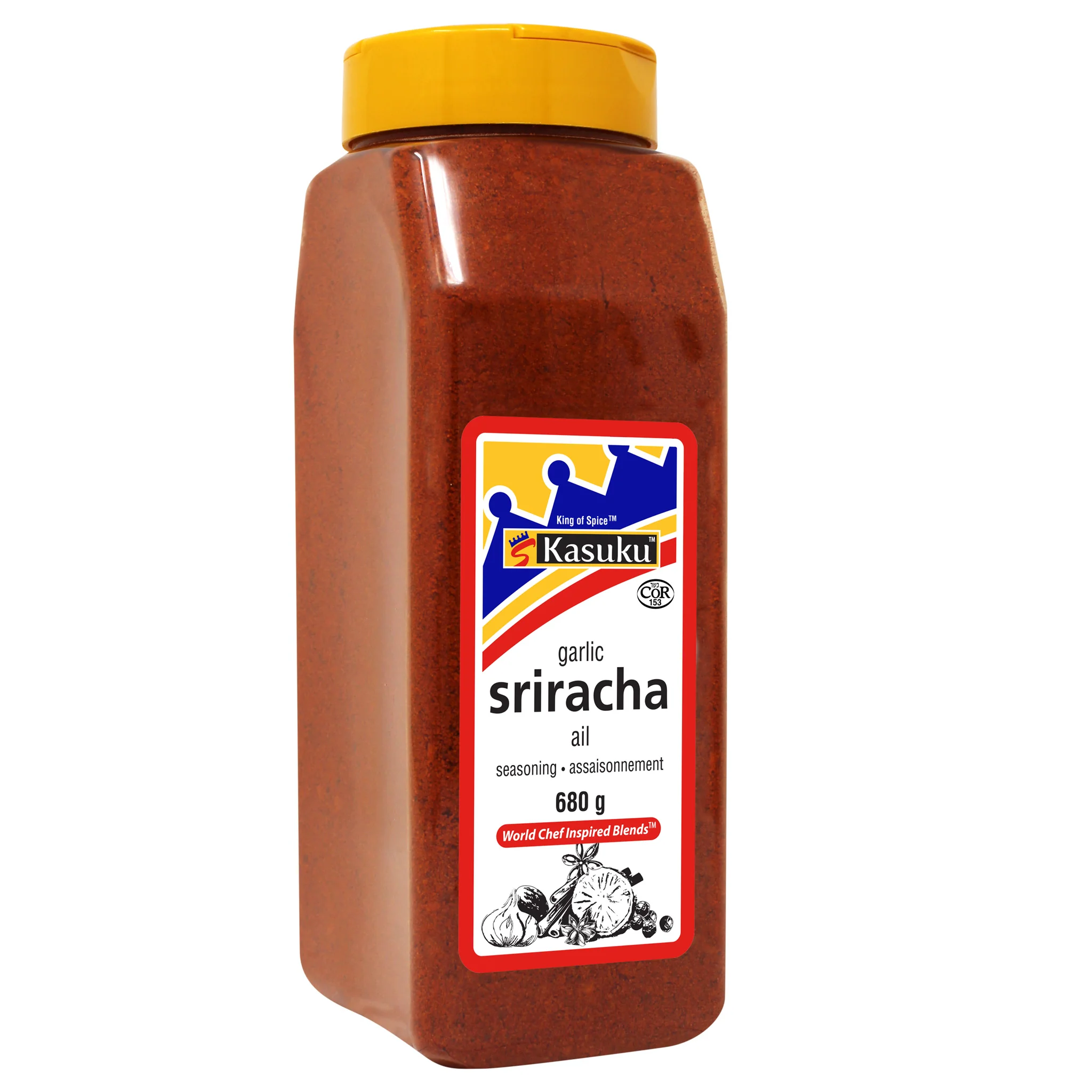Kasuku - Garlic Sriracha Seasoning — Case (9 x 680 G)