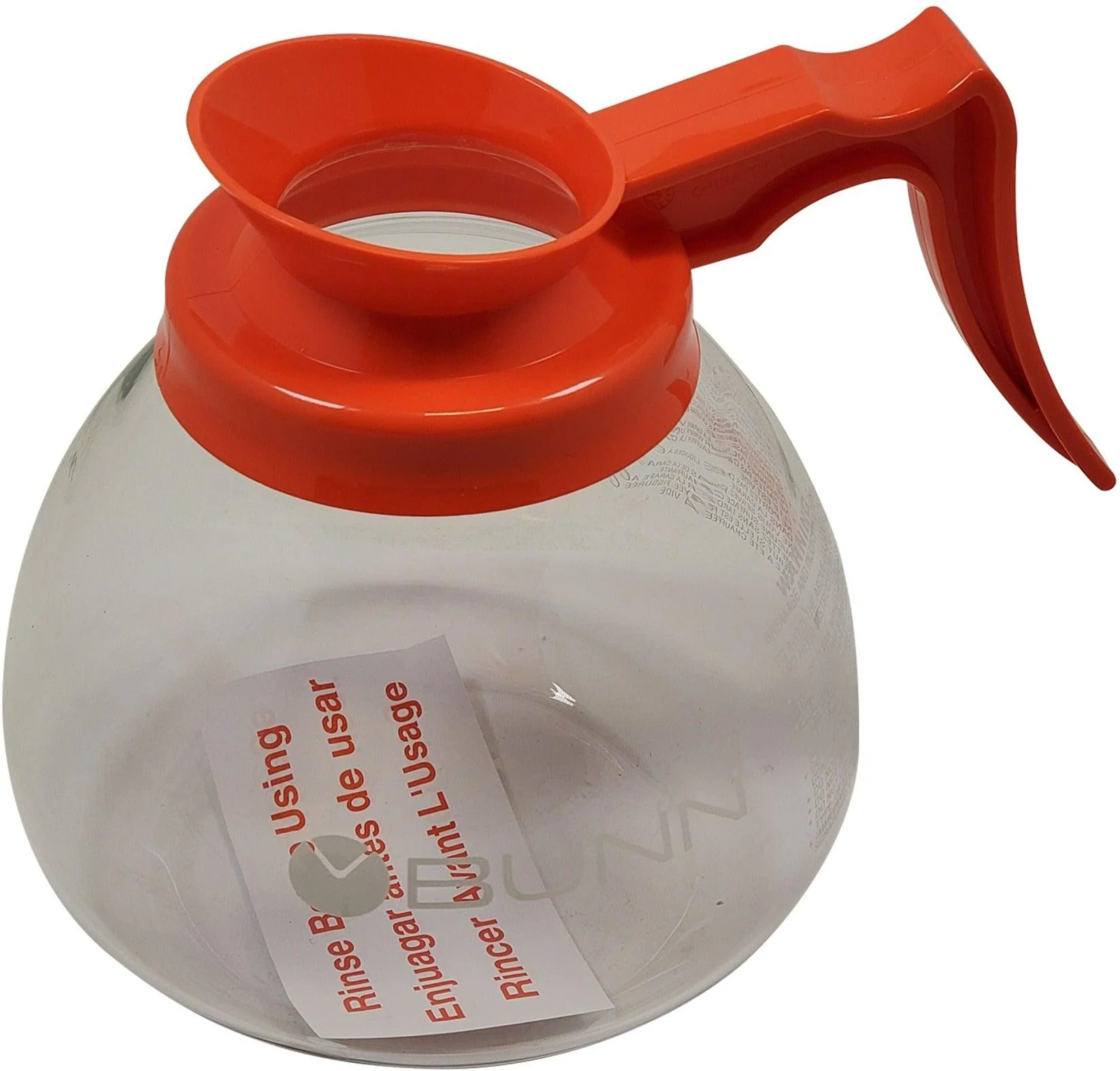 Bunn - Coffee Pot Glass - Orange Handle Decanter - 42401.7103 — Each (1 CT)