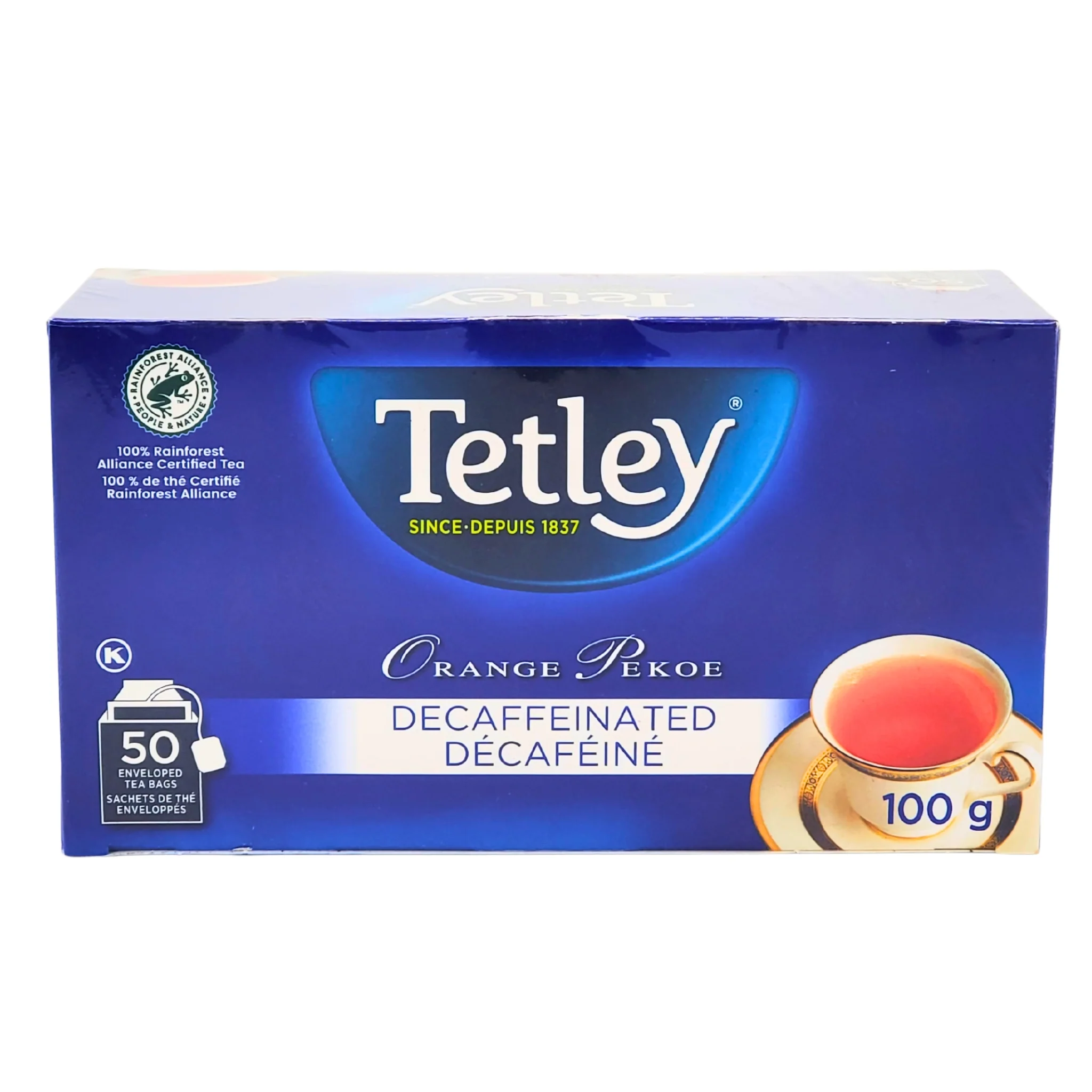 Tetley - Orange Pekoe - Decaf — Case (50 CT)
