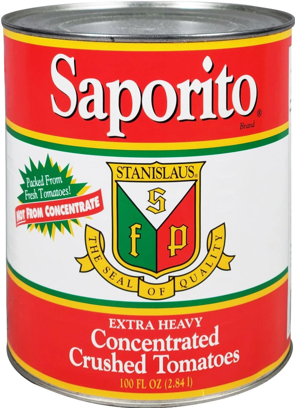 Saporito - Crushed Tomatoes - Extra Heavy — Each (100 OZ)