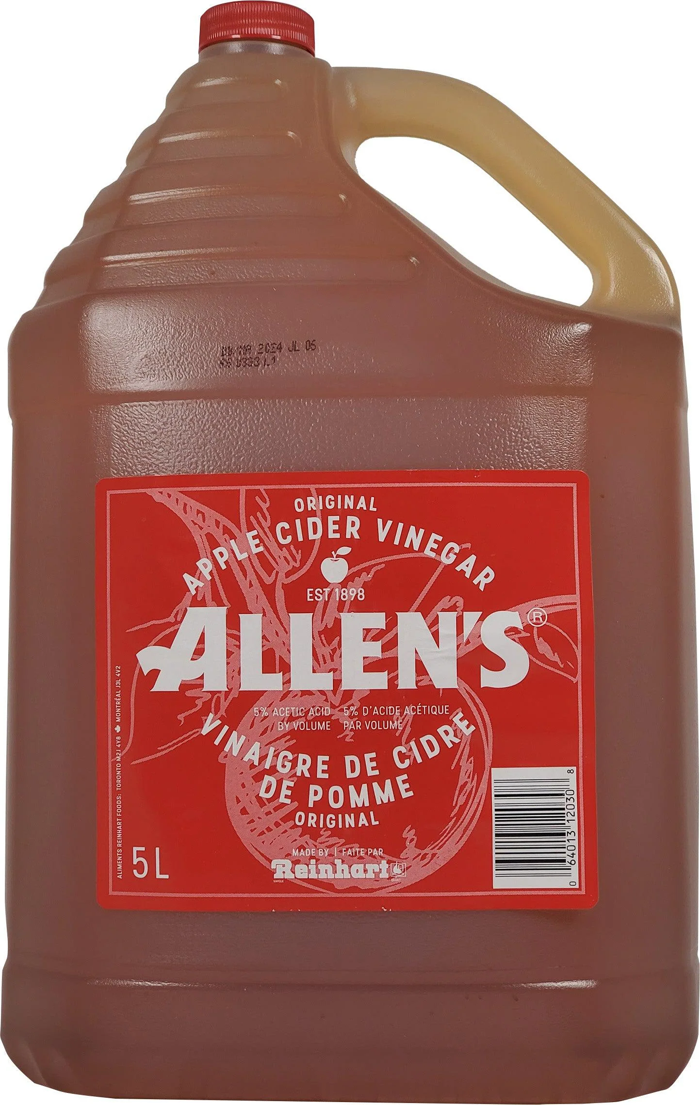 Reinhart - Allen's Apple Cider Vinegar — Case (2 x 5 L)