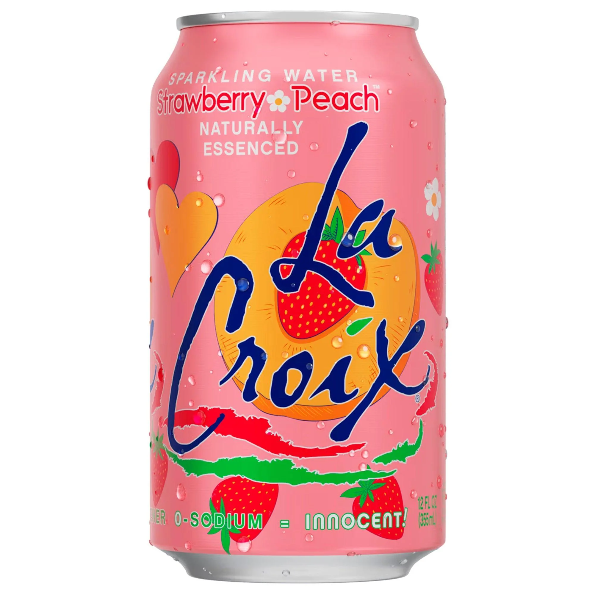 La Croix - Sparkling Water - Strawberry Peach — Case (3 x 8 x 355 ML)