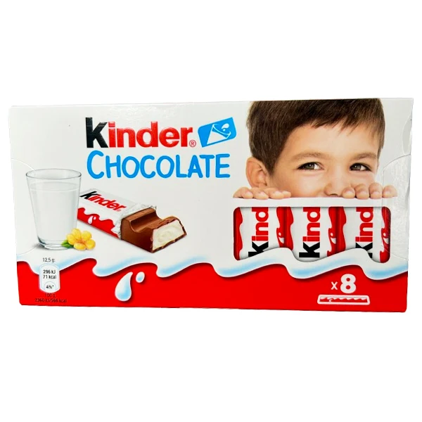 2.29KINDER - Kinder Chocolate 8PCS 100GR