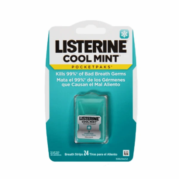 Listerine - Pocketpaks Cool Mint 12x24 EA