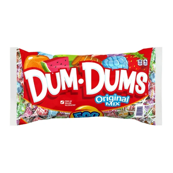 Spangler - Dum Dums Original Pops 500CT 2.42KG