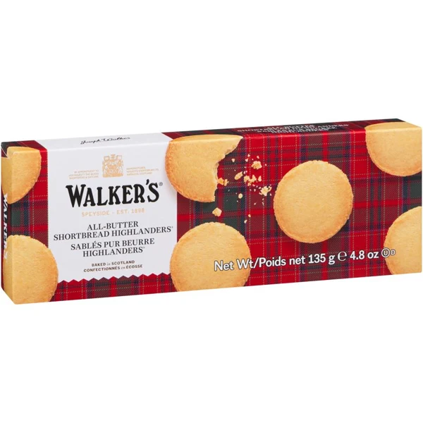 Walkers - Shortbread Highlander Cookies 135GR