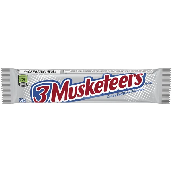 Mars - 3 Musketeers Regular Chocolate Bars 36x54 GR