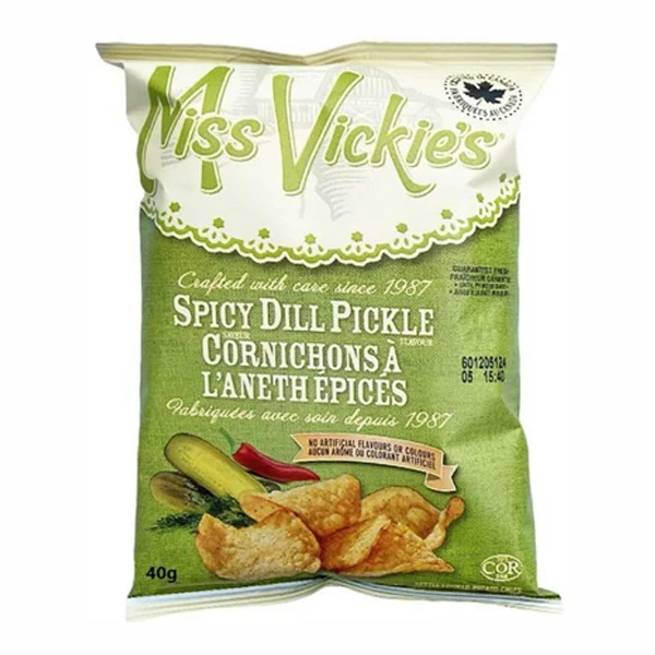Miss Vickies - Spicy Dill Pickle 40x40 GR