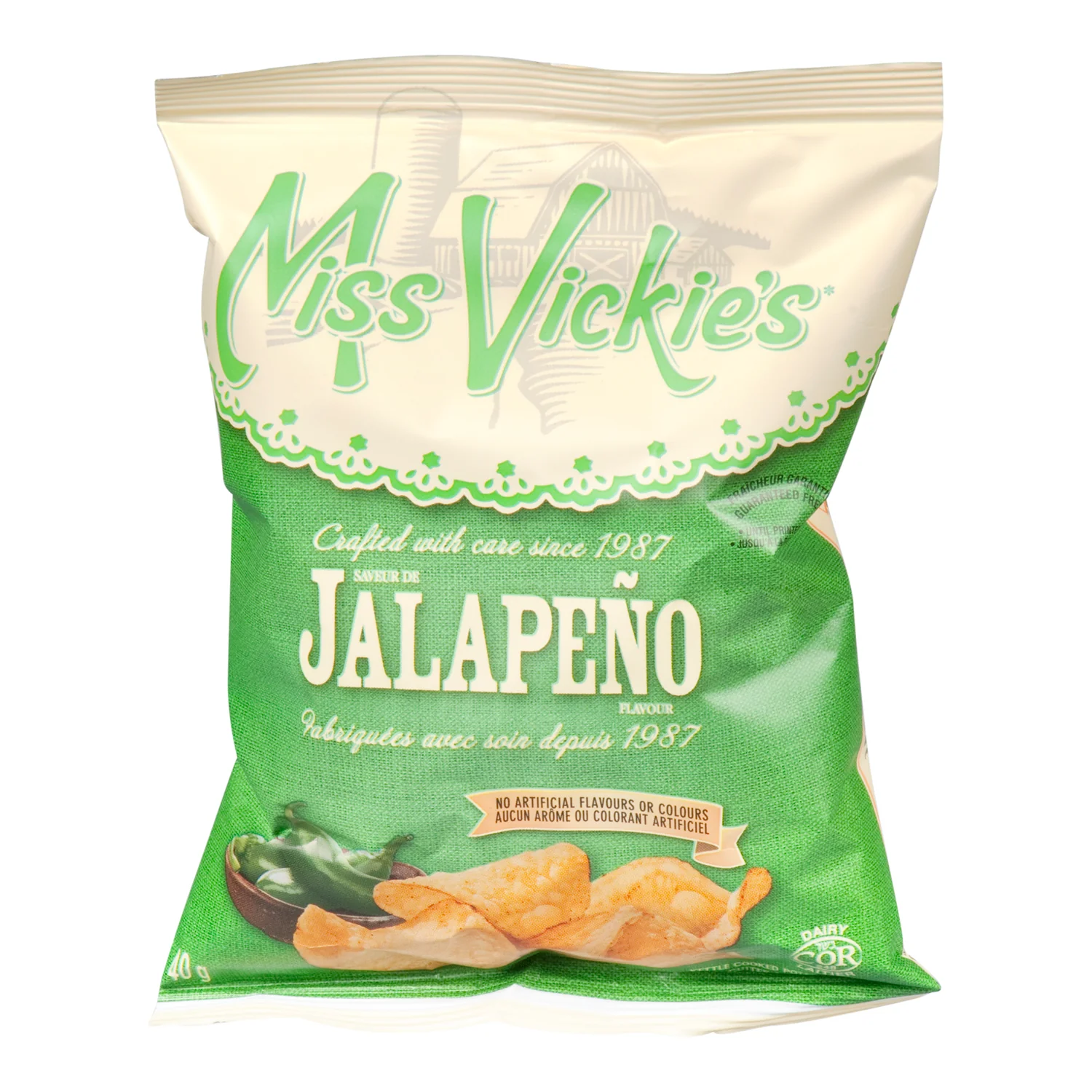 Miss Vickies - Jalapeno Chips 40x40 GR