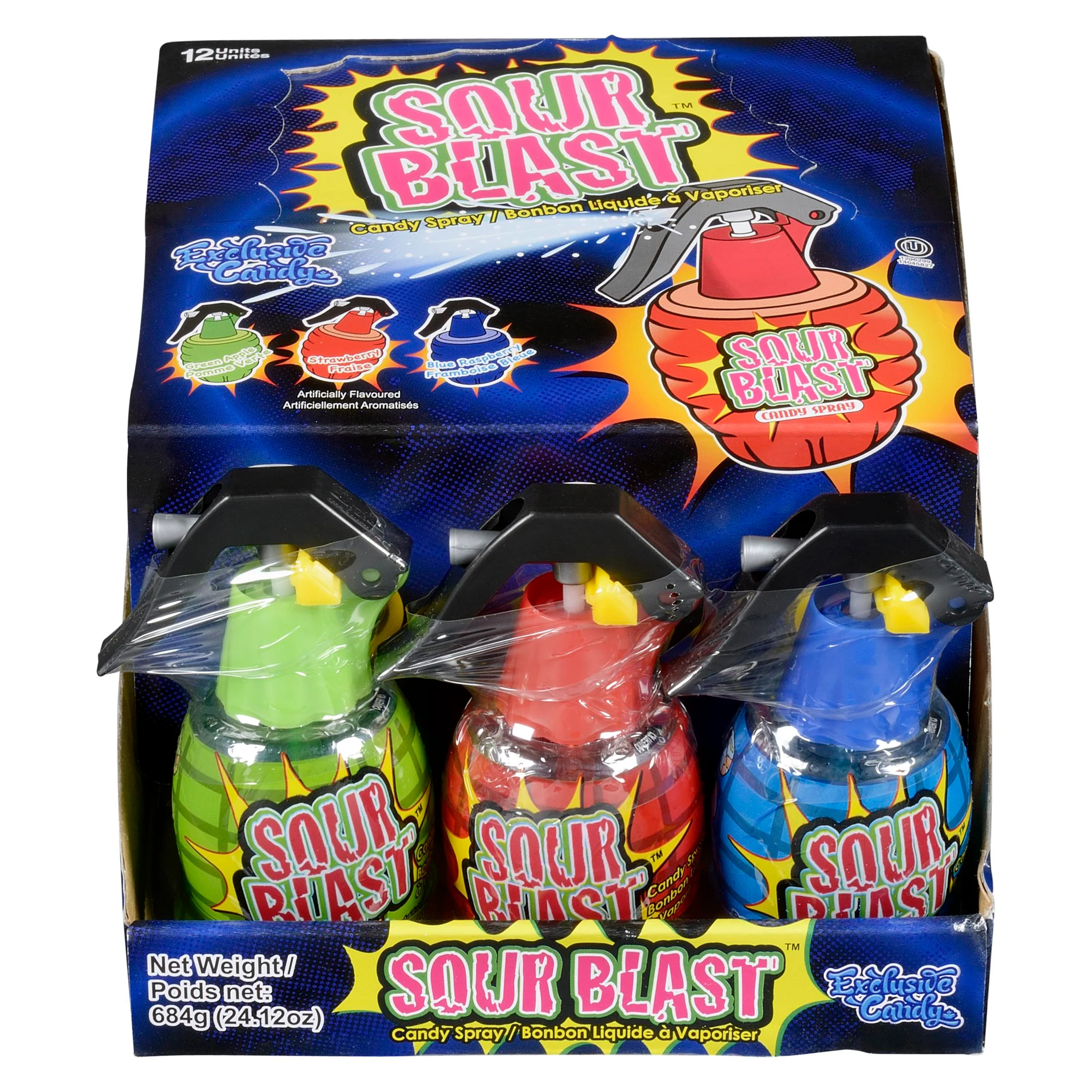 Sour - Blast Candy Spray 12x57 GR