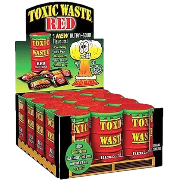 Exclusive - Toxic Waste Red Drum 12x48 GR