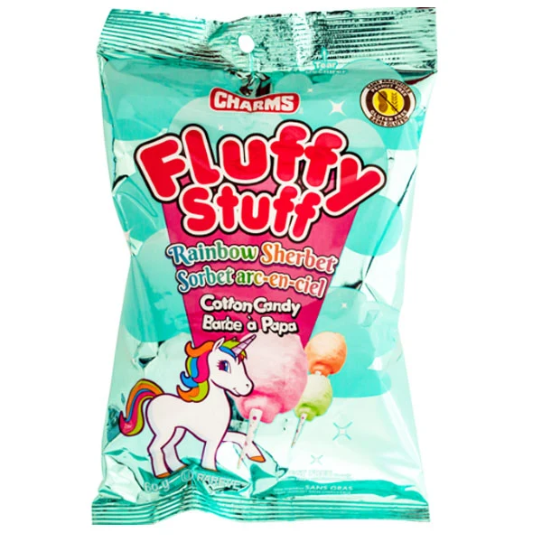 Tootsie - Charms Fluffy Stuff Rainbow Sherbert 60 GR