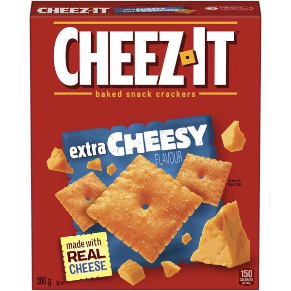 Kelloggs - Cheez It Extra Cheesy 200GR