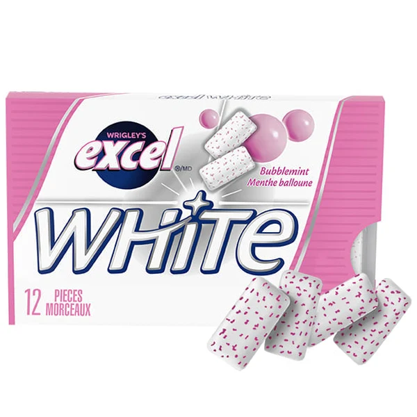 Excel - White Bubblemint 12x12 EA