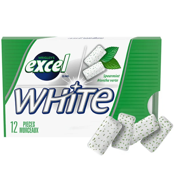 Excel - White Spearmint 12x12 EA
