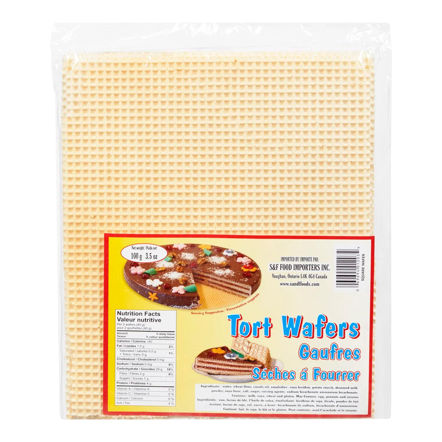 Torte Wafers - Square 100GR