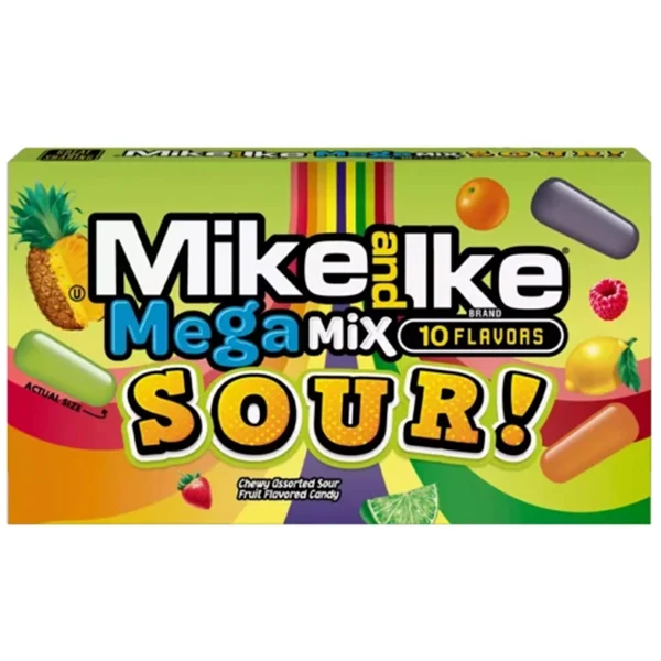 Mike & Ike - Mega Mix Sour 120GR