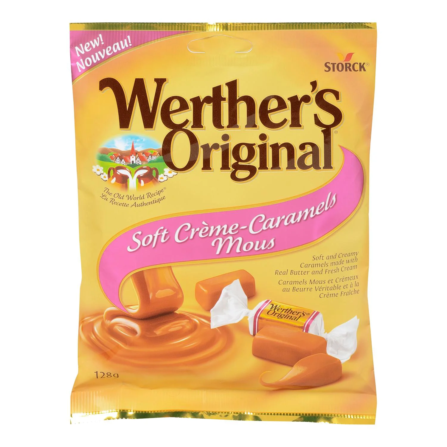 Storck - Werthers Original Soft Creme Caramels 128GR