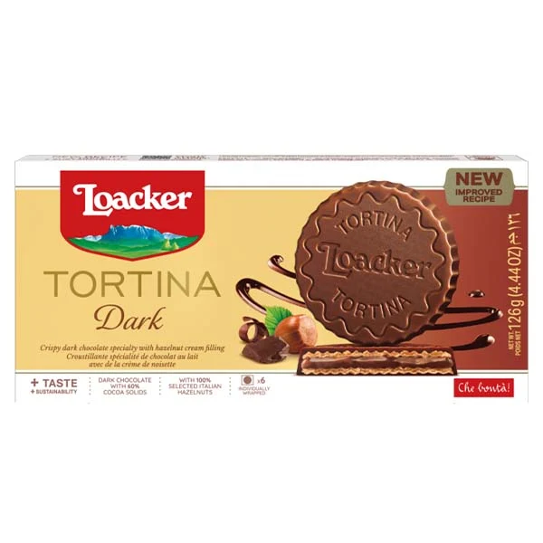 Loacker - Tortina Dark 126GR