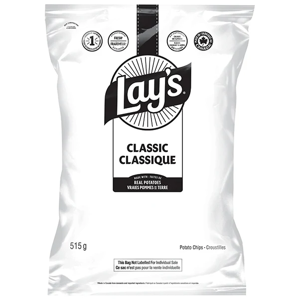 Frito Lay - Lays Classic Potato Chips Bulk 515GR