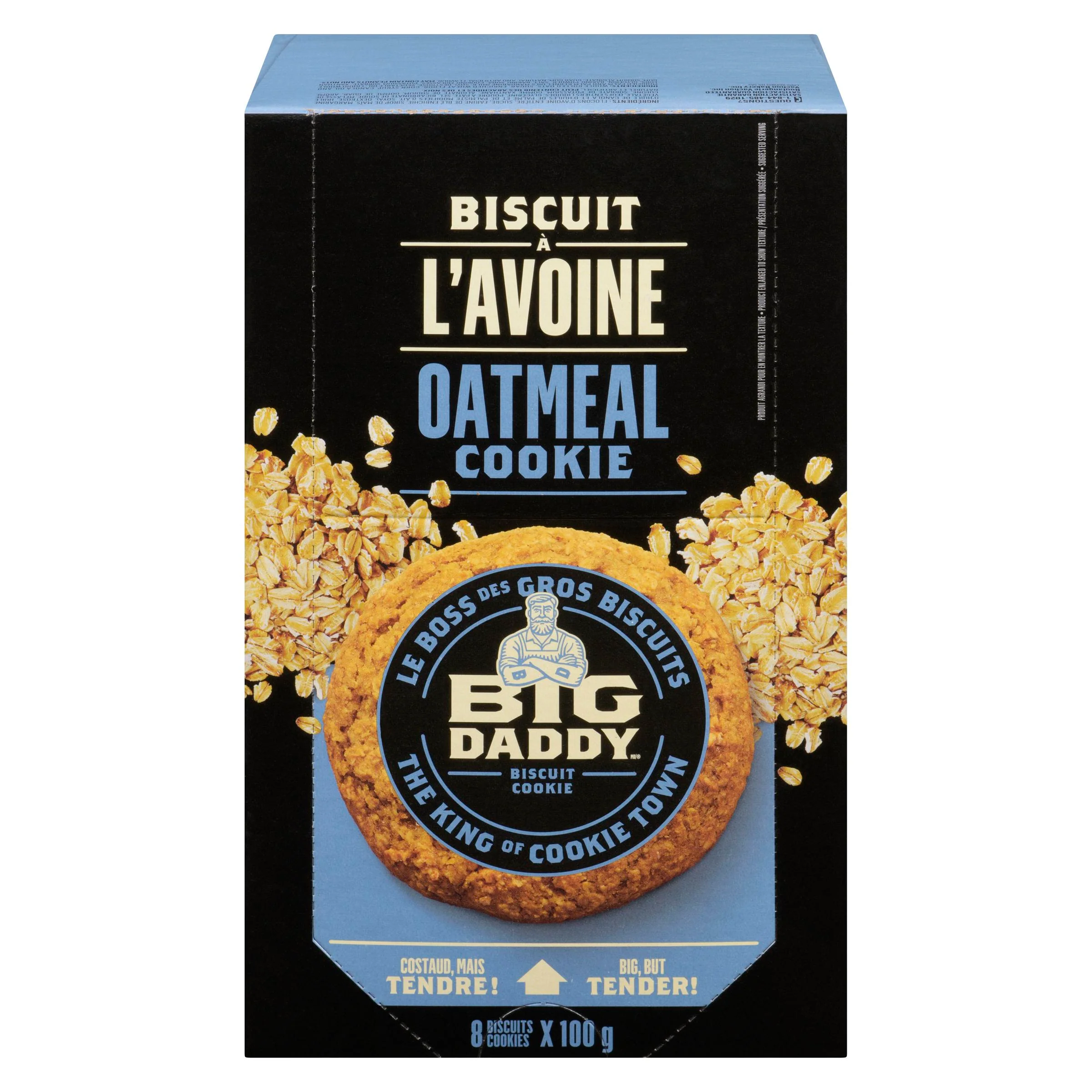 Big Daddy - Oatmeal Cookies 8x100 GR