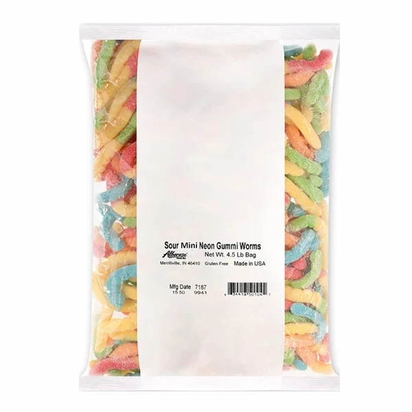 Albanese - Mini Neon Sour Worms 5LB