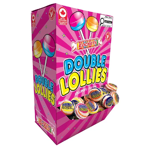 Rockets - Double Lollies Gravity Feeder 120PC