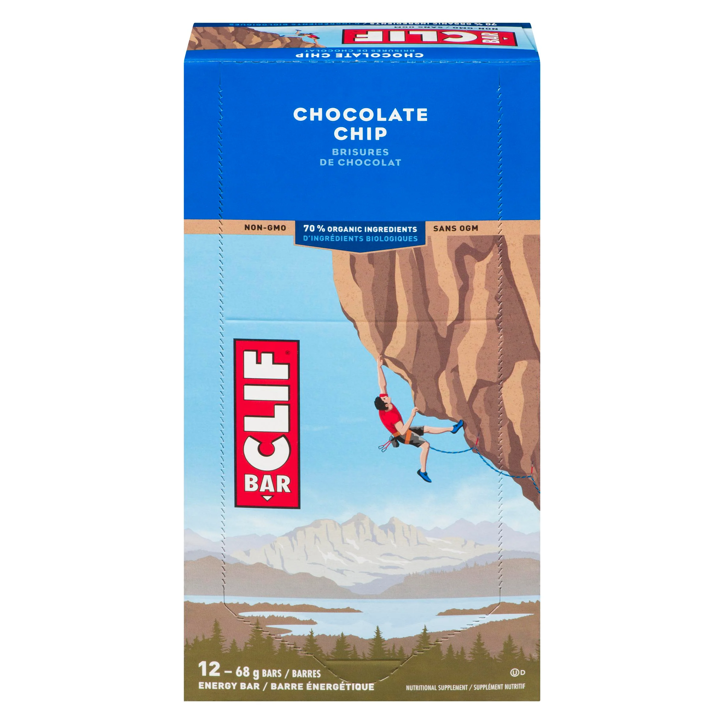 Clif Bar - Chocolate Chip 12x68 GR