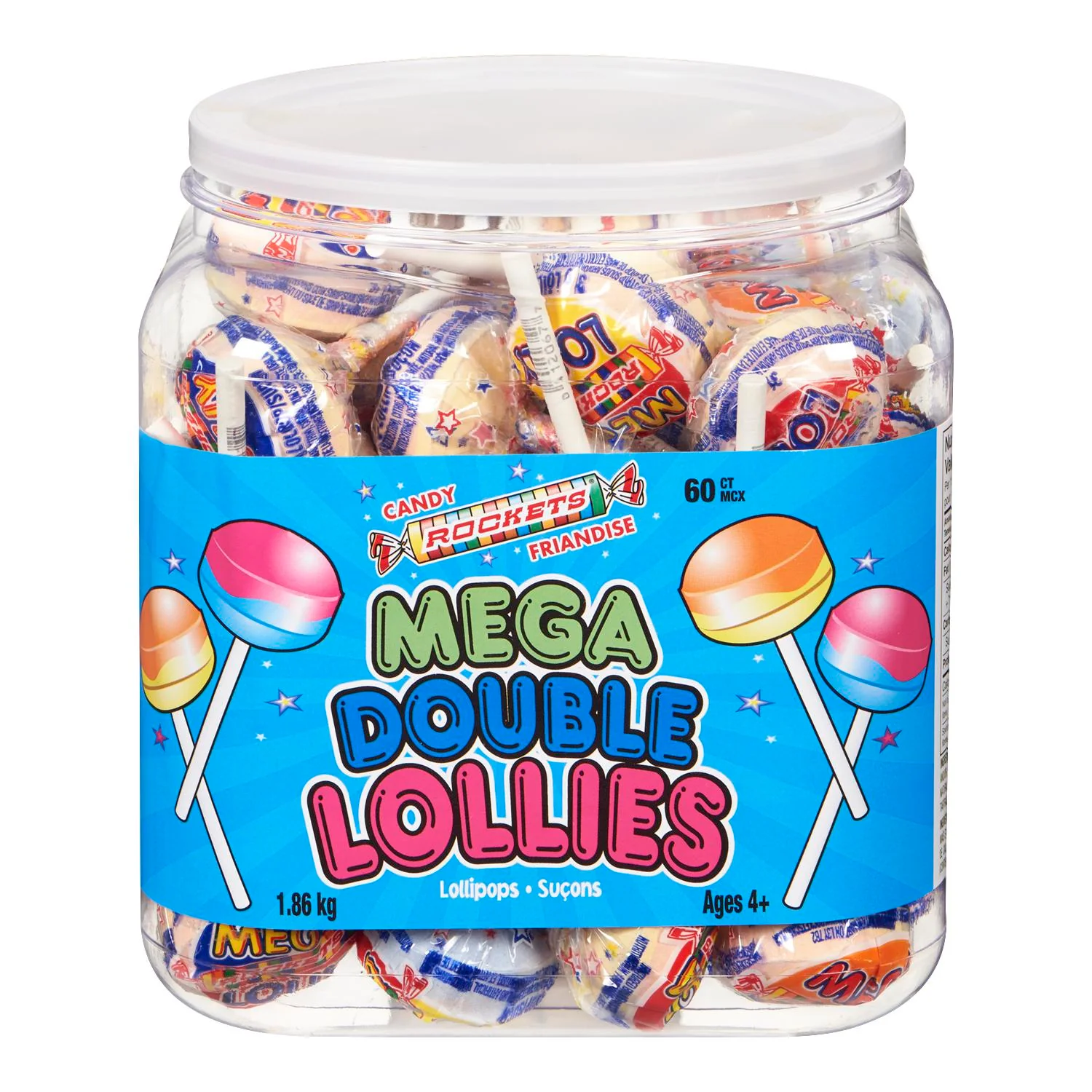 Cede - Mega Lollies Jar 60x31 GR