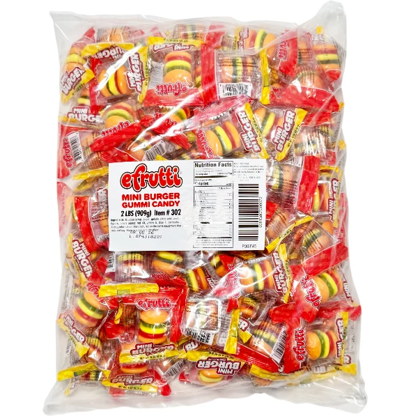 Efrutti - Mini Burger Gummy Bulk 101CT