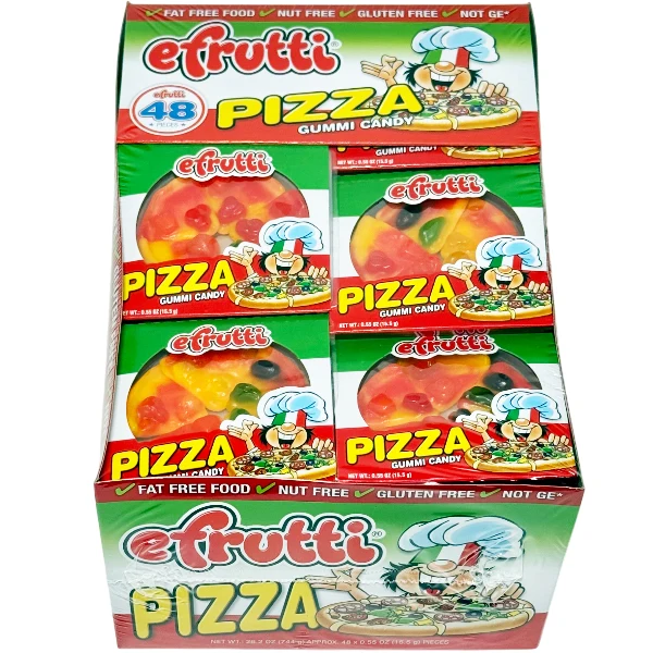 Efrutti - Pizza Gummi Candy 48EA