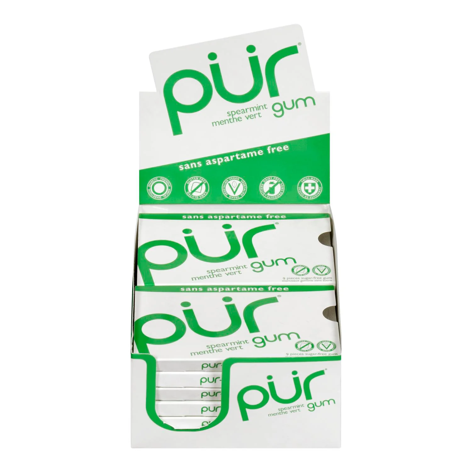 Pur - Gum Spearmint Blister 12x9 PC
