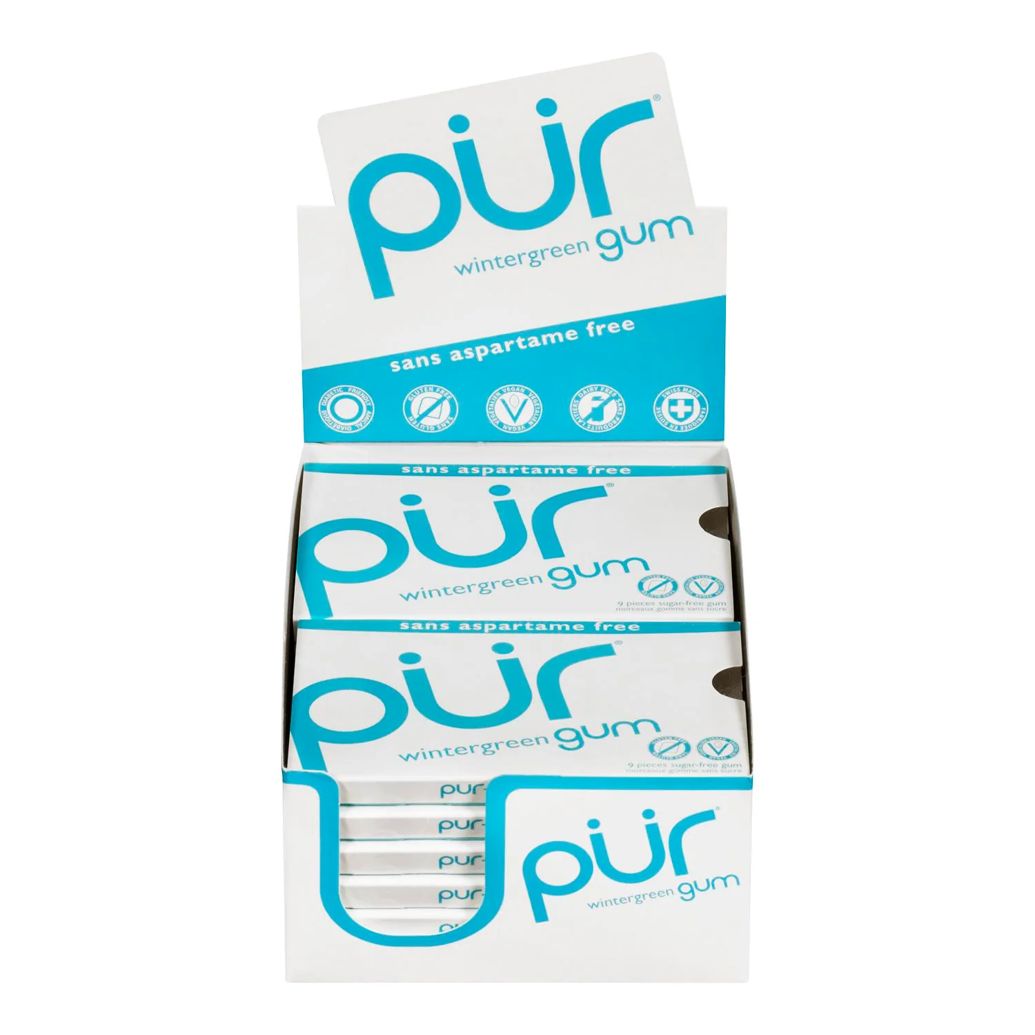 Pur - Gum Wintergreen Blister 12x9 PC
