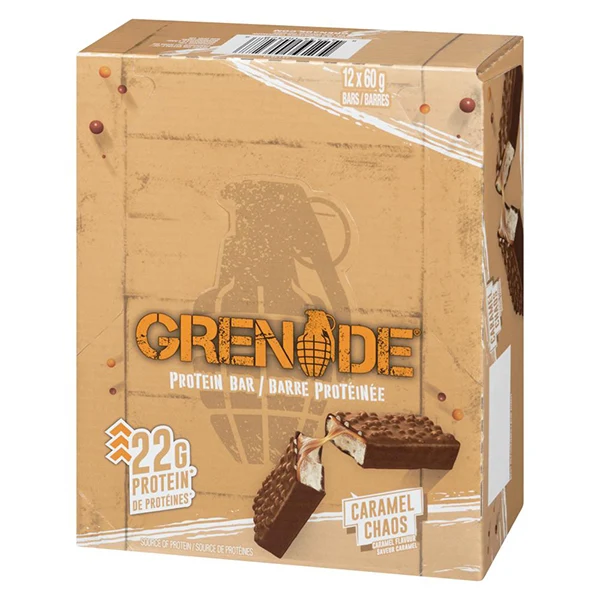 Grenade - Protein Bar Caramel Chaos 12x60 GR