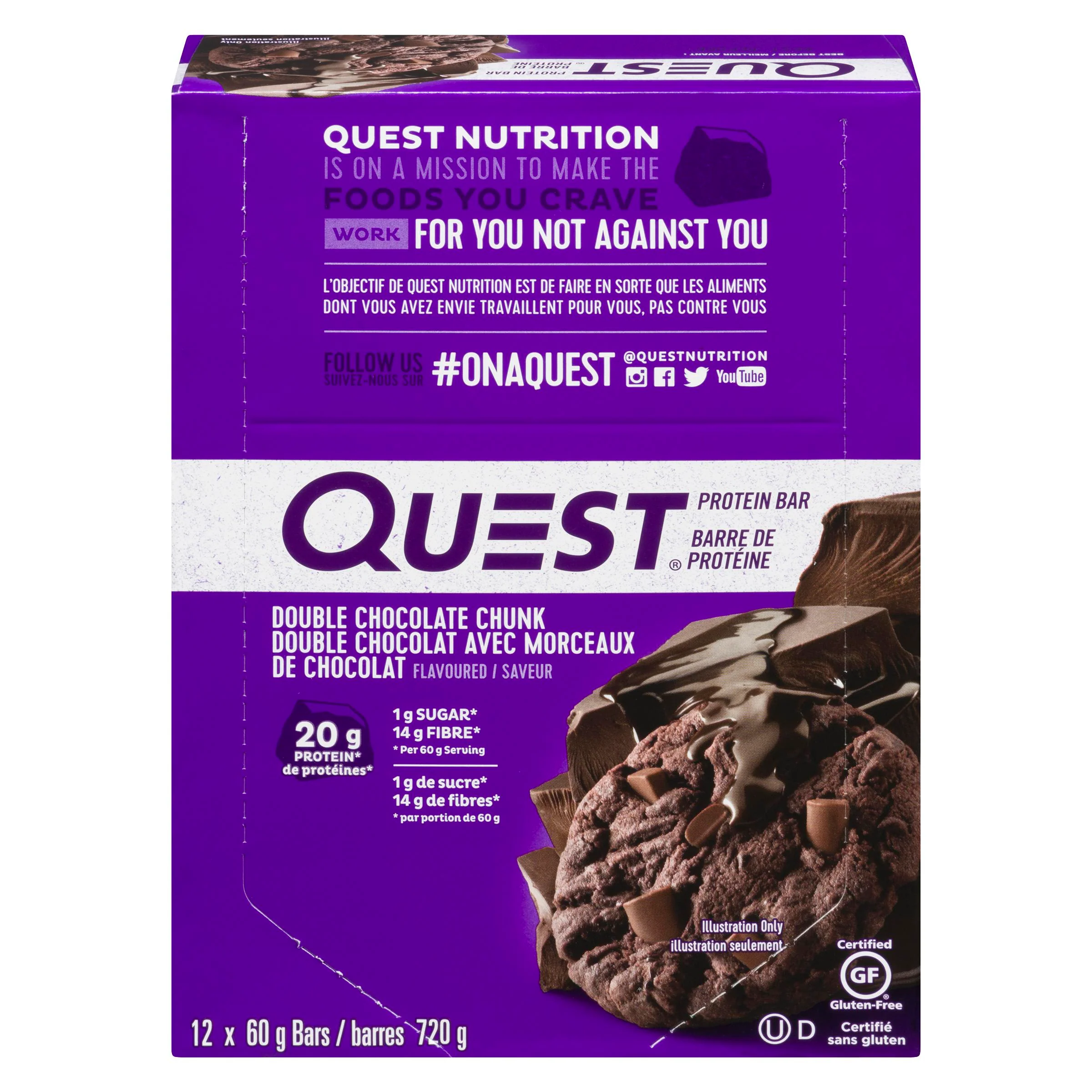 Quest - Double Choc Chunk 12x60 GR