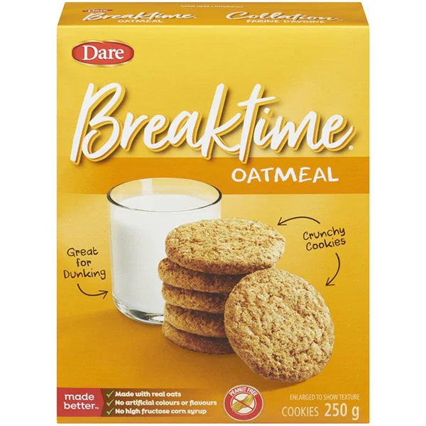 Dare - Breaktime Oatmeal 12x250 GR