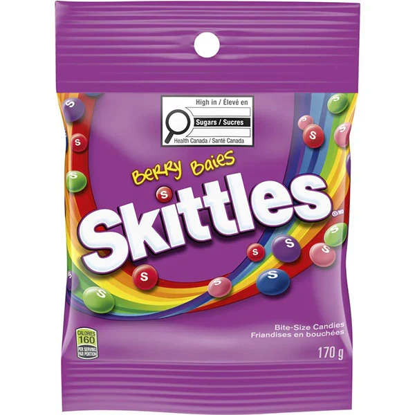 Skittles - Wildberry 12x170 GR