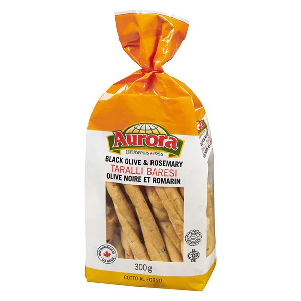 Aurora - Taralli Black Olive Rosemarie 12x300 GR