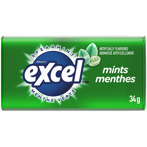 Excel - Mints Spearmint 12x8x34 GR