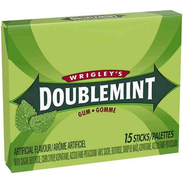 Wrigleys - Doublemint Gum 12x10x15EA