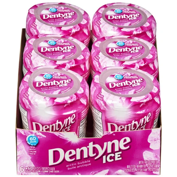 Dentyne - Ice Arctic Bubble Bottles 4x6x60 PC