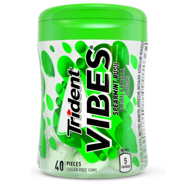 Trident - Vibes Spearmint Rush Bottles 4x6x40 PC