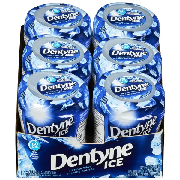 Dentyne - Ice Peppermint Bottles 4x6x60 PC