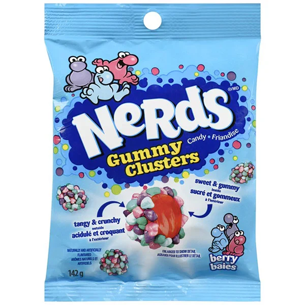Nerds - Gummy Cluster Very Berry 10x142 GR