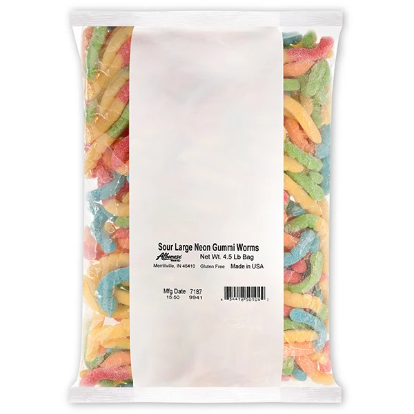 Albanese - Worms Large Neon Sour 4x5 LB