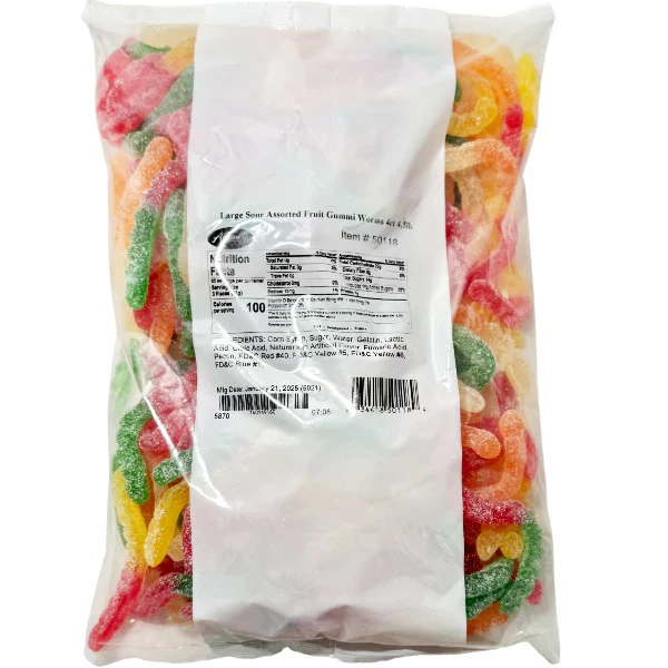 Albanese - Sour Worms 4x5 LB