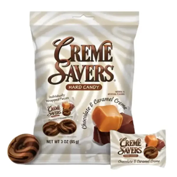 Creme Savers - Chocolate & Caramel Candy 12x85 GR