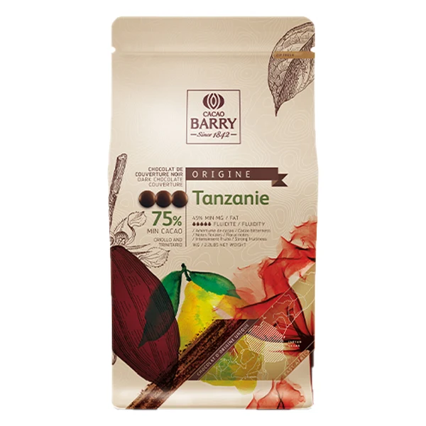 Cacao Barry - Tanzanie 75% 6x1 KG