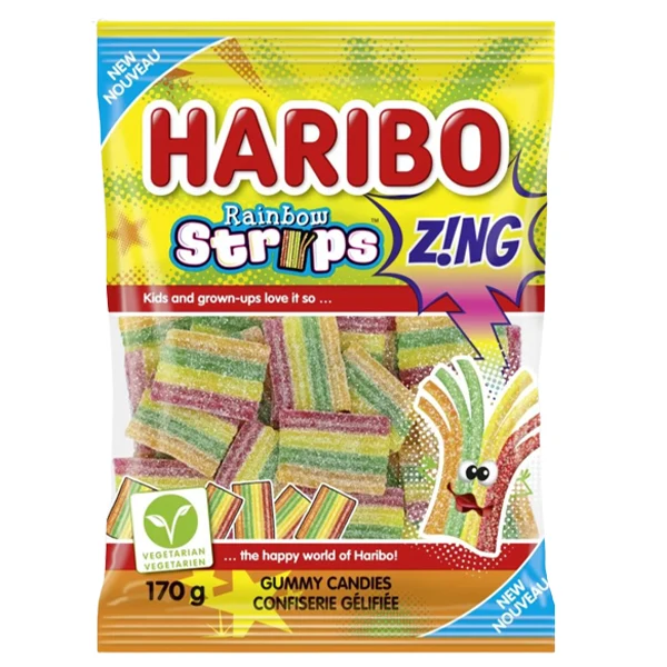 Haribo - Rainbow Strips 170GR
