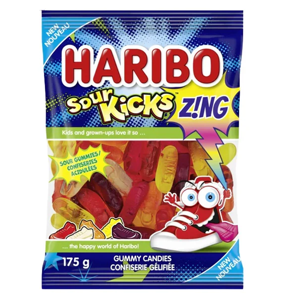 Haribo - Sour Kicks 12x175 GR